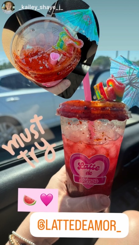 Customer photo from social media